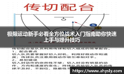 极限运动新手必看全方位战术入门指南助你快速上手与提升技巧